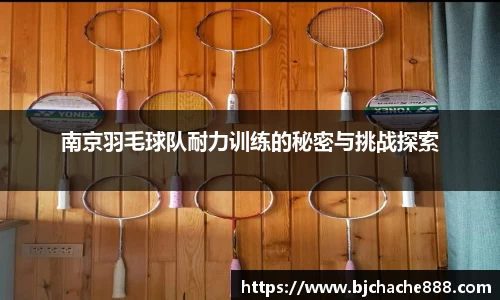 南京羽毛球队耐力训练的秘密与挑战探索